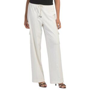 KENNETH COLE Pull On Cargo Wide Leg Trousers